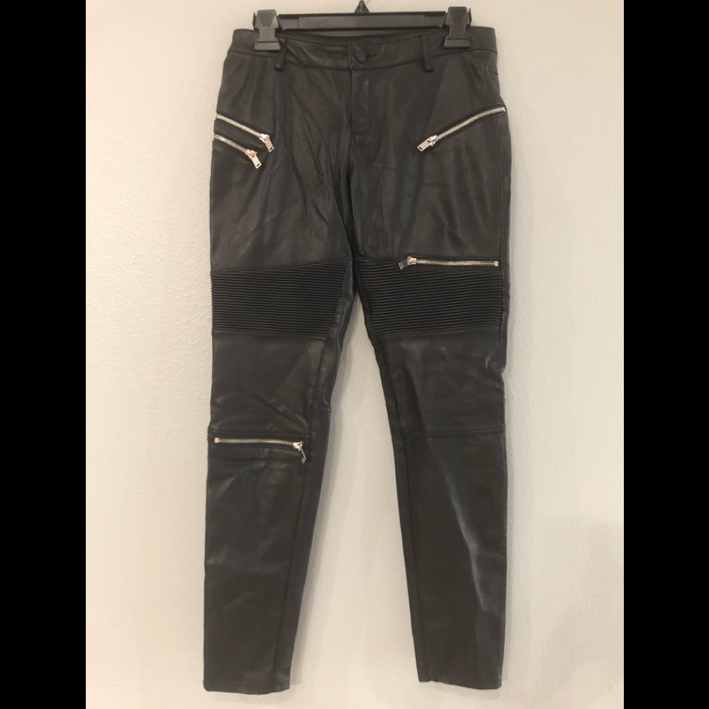 Zara faux leather pants